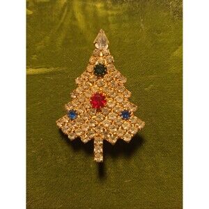 Vintage crystal Christmas tree